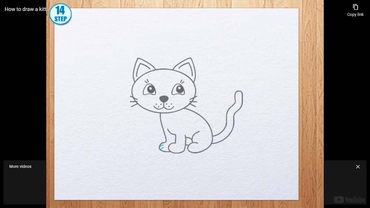 How to draw a kitten